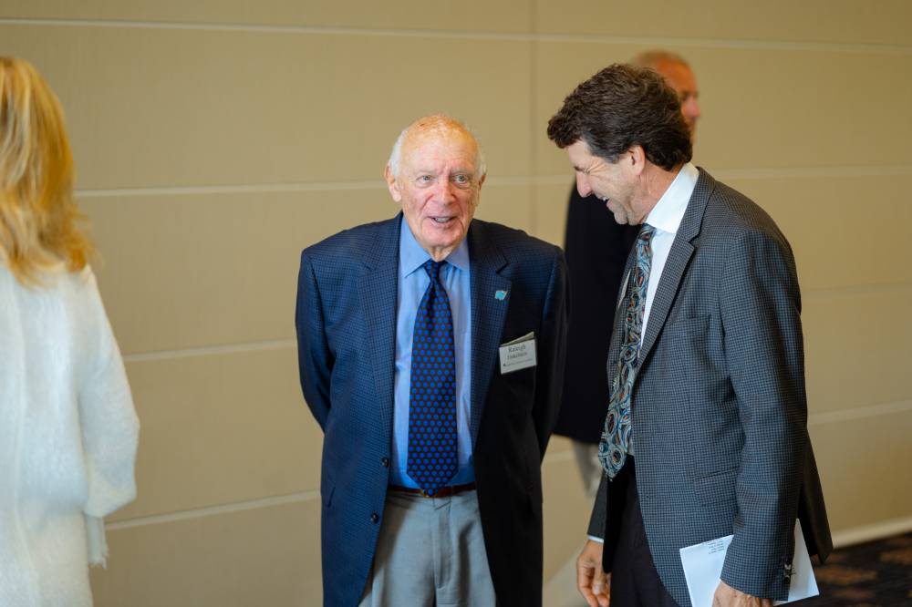 Raleigh J. Finkelstein with a guest at the Foundation Annual Meeting